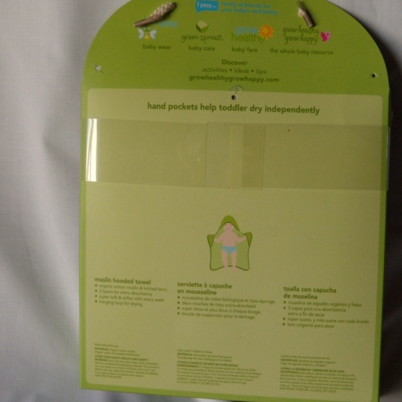 BABY HOODED TOWEL/WASHCLOTHS BUNDLE, BOY OR GIRL - Picture 3 of 7